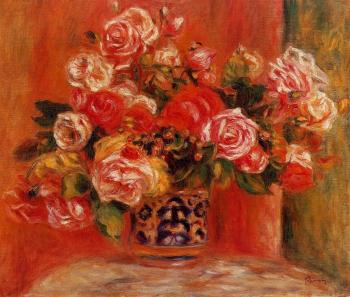 Roses in a Vase VI